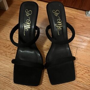 Black sandals